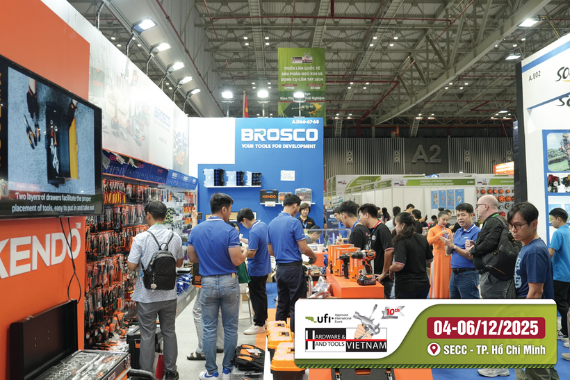 380 exhibitors to gather at 2025 Vietnam Hardware & Hand Tools Expo (Photo: VNA)