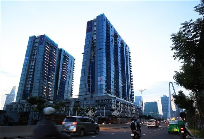 The core area of the International Financial Centre in Thu Thiem, An Khanh ward, Ho Chi Minh City. (Photo: VNA)