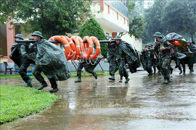 Quang Tri province mobilises over 5,000 officers and soldiers on standby to respond to Storm Fengshen (Photo: VNA)
