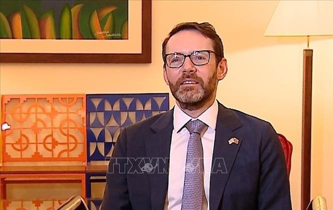 UK Ambassador to Vietnam Iain Frew (Photo: VNA)