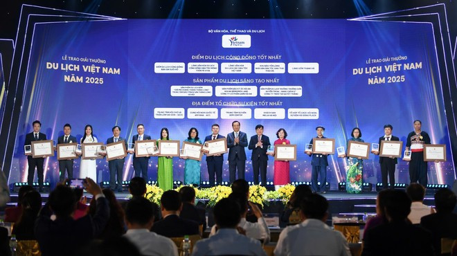 Award categories presented at the ceremony. (Photo: VietnamPlus)