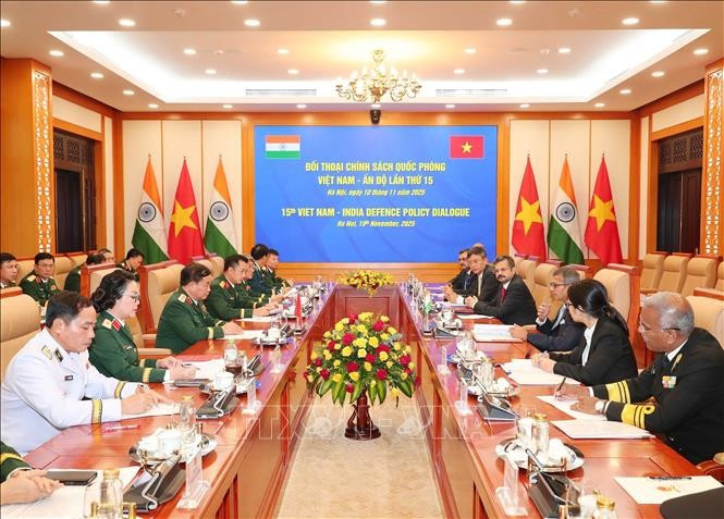 The 15th Vietnam – India Defence Policy Dialogue in Hanoi on November 10, 2025. (Photo: VNA)