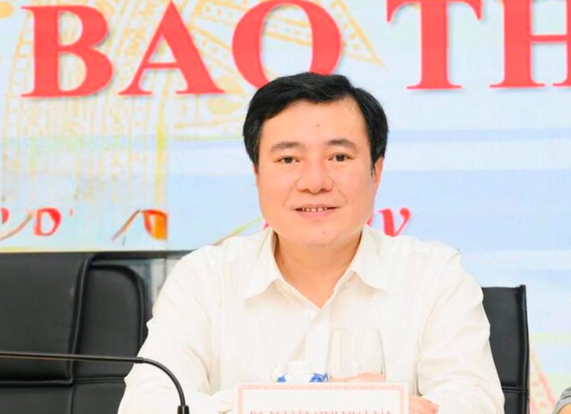 Deputy Minister of Industry and Trade Nguyen Sinh Nhat Tan at the press conference on October 8. (Photo: VNA)