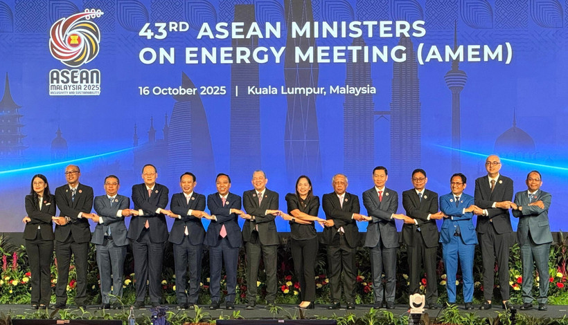 Heads of delegations attend the 43rd ASEAN Ministers on Energy Meeting. (Photo: VNA)