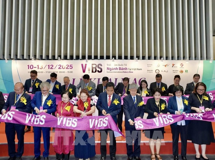 At the opening ceremony of the Vietnam International Bakery Show 2025 in HCM City on December 10, 2025 (Photo: VNA)