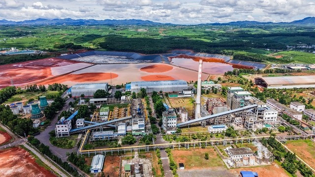 The Lam Dong aluminium plant in Lam Dong province. (Photo: VNA) 