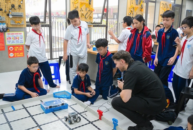 A STEM lab at a school (Photo: baodautu.vn)