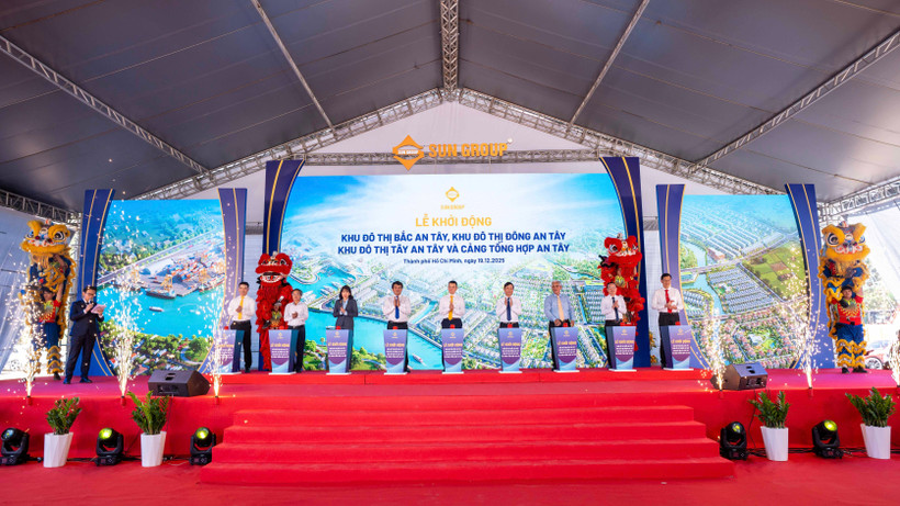The launching ceremony of Sun Group’s 724-hectare An Tay integrated project complex (Photo: Sun Group)