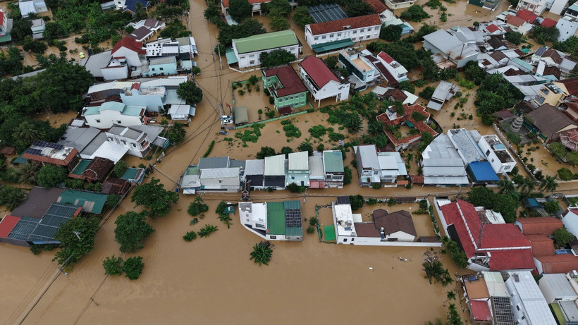 Severe flooding has caused widespread damage in Khanh Hoa province. (Photo: VNA)