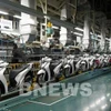 A motorbike production line of Honda Vietnam — a Japanese company located in Phu Tho province. (Photo: VNA)
