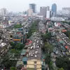 A view of old Thanh Cong apartment blocks in Hanoi. (Photo: VNA)