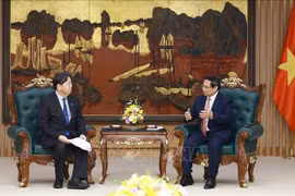 Prime Minister Pham Minh Chinh receives Japan’s Minister of Internal Affairs and Communications Hayashi Yoshimasa in Hanoi on January 15, 2026. Photo: VNA