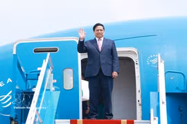 Prime Minister Pham Minh Chinh leaves Hanoi for an official visit to Russia. Photo: VNA