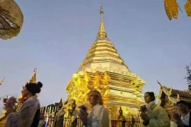 A pagoda in Chieng Mai, Thailand. Photo: The Government Public Relations Department of Thailand.