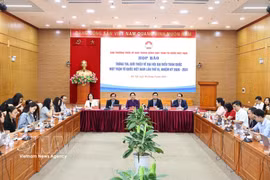At the press briefing on the 11th National Congress of the Vietnam Fatherland Front (VFF) for the 2026–2031 term in Hanoi on May 4, 2026. Photo: VNA