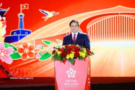 Prime Minister Pham Minh Chinh delivers closing remarks at the Spring Fair 2026. Photo: VNA