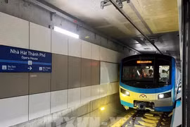 Ho Chi Minh City's Metro Line No.1 (Photo: VNA)