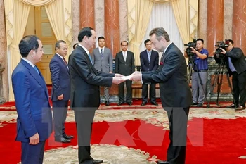 President receives newly-accredited ambassadors