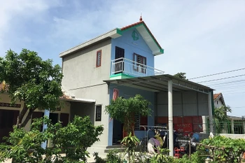 Quang Binh supports construction of flood-resistant homes (Photo: baoxaydung.com.vn)