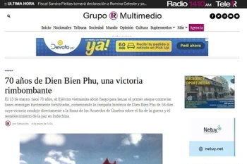 Uruguayan newspaper praises indomitable spirit, heroism of Vietnamese people (Photo: VNA)