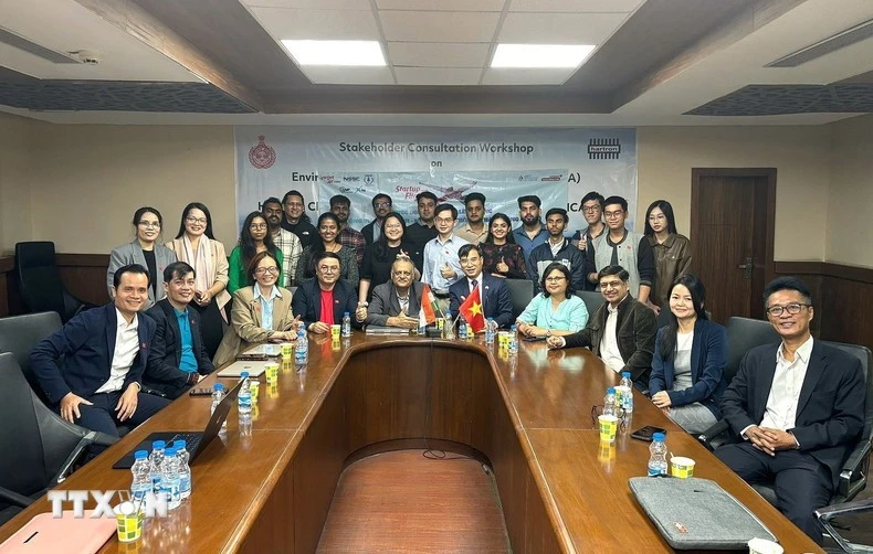 Participants in the Vietnam–India Innovation Gateway Bootcamp (Photo: VNA)