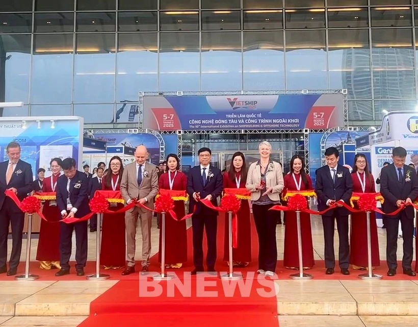 The 10th International Exhibition on Shipbuilding and Offshore Technology (Vietship 2025) opens in Hanoi on March 5 (Photo: VNA)