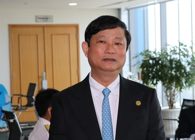 Vo Van Minh, Chairman of the provincial People’s Committee, speaks to a Vietnam News Agency reporter at a recent meeting in the province. (Photo: VNA)