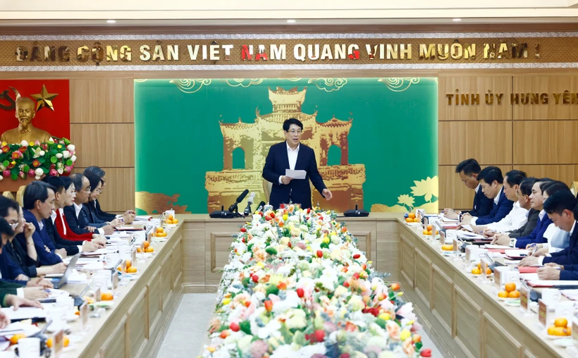 State President Luong Cuong speaks at the conference. (Photo: VNA)