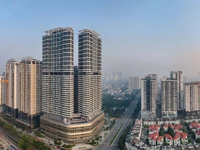 A shopping and residential complex in Hanoi's Nam Tu Liem district. (Photo: VNA)