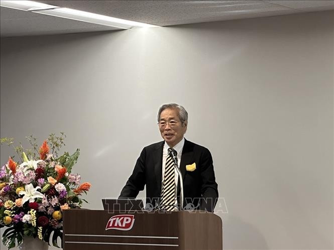 Professor Yuji Suzuki, President of the National Federation of UNESCO Associations of Japan and Secretary-General of the Asia-Pacific Federation of UNESCO Clubs and Associations (Photo: VNA)