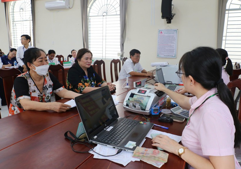 The Government's social policy credit, implemented by the VBSP, helps people engage in effective production and business activities. (Photo: VietnamPlus)