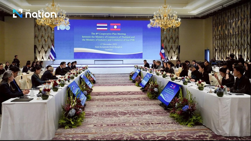 The 8th Cooperative Plan Meeting between the Ministry of Commerce of Thailand and the Ministry of Industry and Commerce of Lao PDR, December 17, Bangkok, Thailand (Photo: nationalthailan.com)