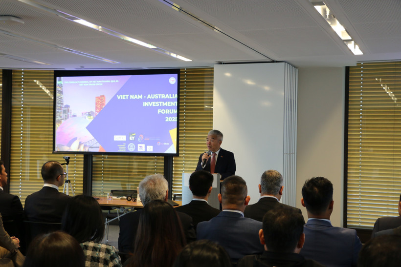 Vietnamese Consul General Nguyen Thanh Tung at the event (Photo: VNA)