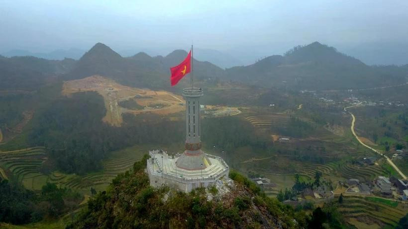 The Lung Cu Flag Tower, one of Vietnam’s most iconic northern landmarks (Photo: VNA)