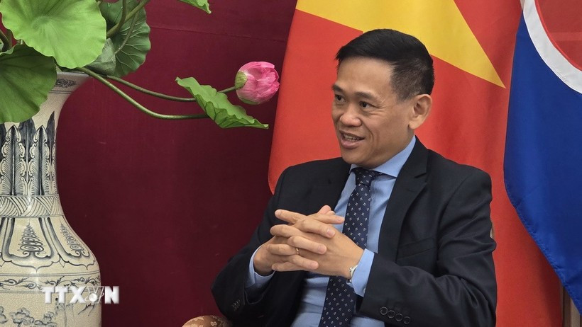 Vietnamese Ambassador to Algeria Tran Quoc Khanh (Photo: VNA)