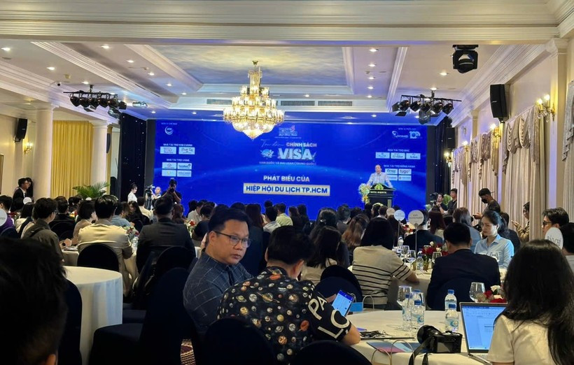The seminar attracts over 250 delegates from travel agencies, hotels, and transport companies. (Photo: VietnamPlus)