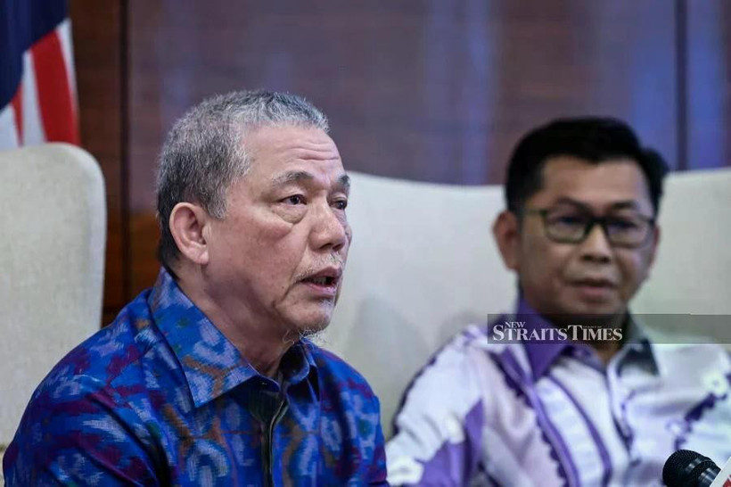 Malaysian Deputy Prime Minister Datuk Seri Fadillah Yusof during a press conference at the end of his four-day working visit to Russia (Photo: News Straits Times) 