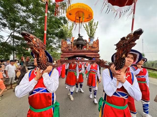 This year's Huung Kings’ Festival features a variety of unique activities that embody the heroic spirit of the Hùng Kings era while maintaining a connection to contemporary society. (Photo:VNA) 