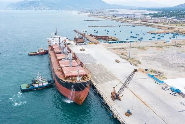 Ninh Thuan's Trung Nam Ca Na international port (Photo: VNA)