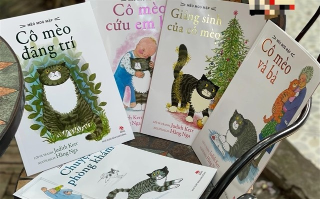 The Vietnamese publications of the Mog the Cat series by author Judith Kerr are introduced at the UK Children's Picture Book Week. (Photo: phunuvietnam.vn) 
