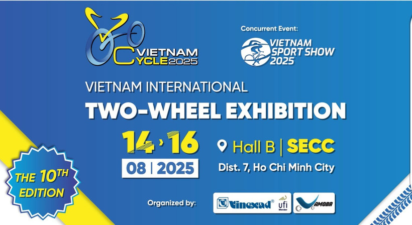 The 10th Vietnam International Two-Wheel Exhibition (Vietnam Cycle Expo 2025) will be held in HCM City from August 14-16. (Photo: vietnamcycle.vn)