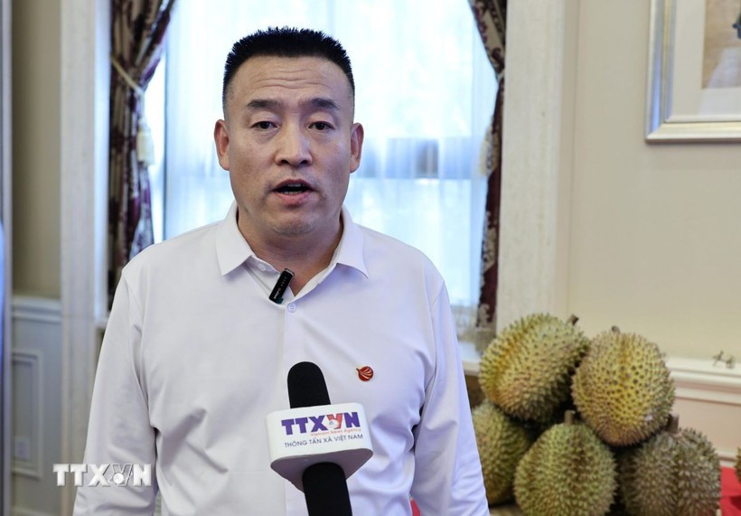 Li Xiapeng from the Hebei Kinghey Catering Services Company (Photo: VNA)