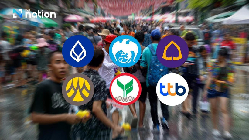 Thailand's commercial banks reserve over 127 billion THB for Songkran festival (Photo: nationthailand.com) 