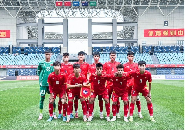 Vietnam are placed in Group C for the 2026 AFC U17 Asian Cup qualifiers (Photo: VFF)