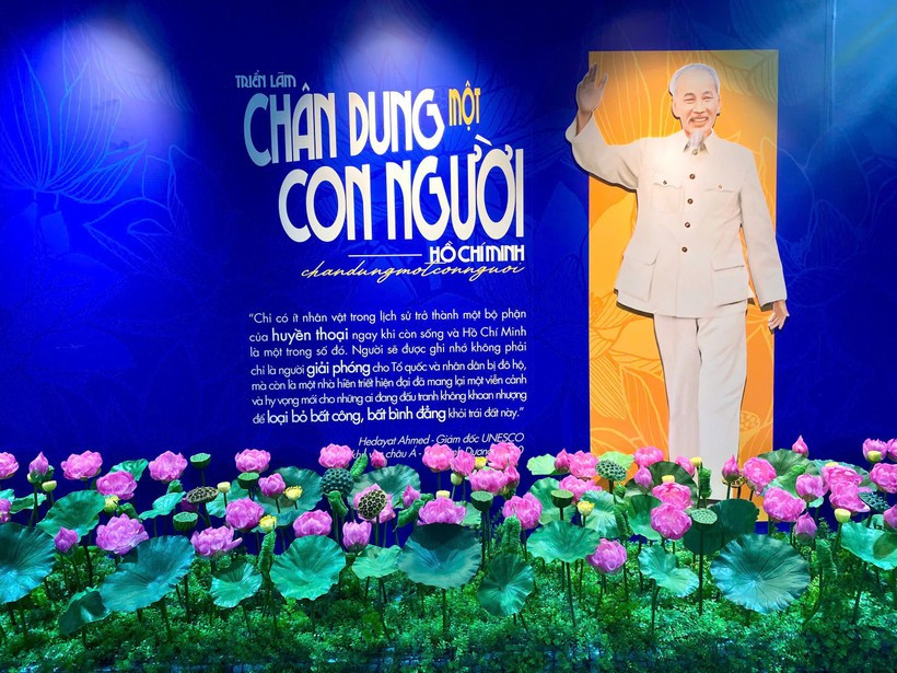 The special display honours President Ho Chi Minh’s life and career. (Photo: VNA)