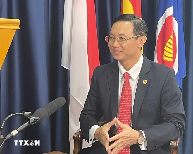 Vietnamese Ambassador to Singapore Tran Phuoc Anh. (Photo: VNA)