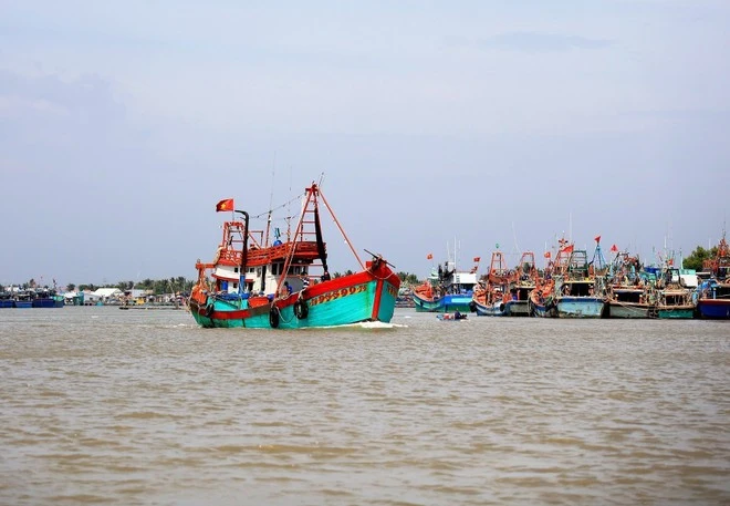 A fishing vessel (Photo: VNA)