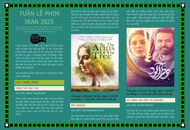 Film week to showcase diverse Iranian cinema (Photo: Nhan Dan) 