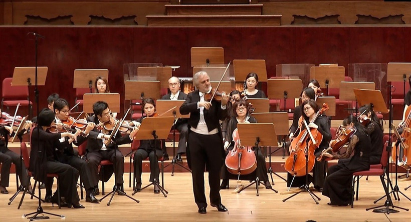 World-renowned orchestra Vienna (Wiener Philharmoniker) (Photo: VNA) 