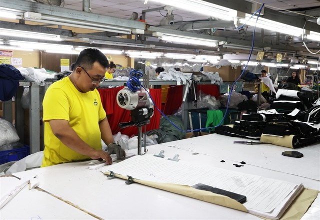Sample designs for export production underway at DONY Garment Co in HCM City. (Photo: VNA) 